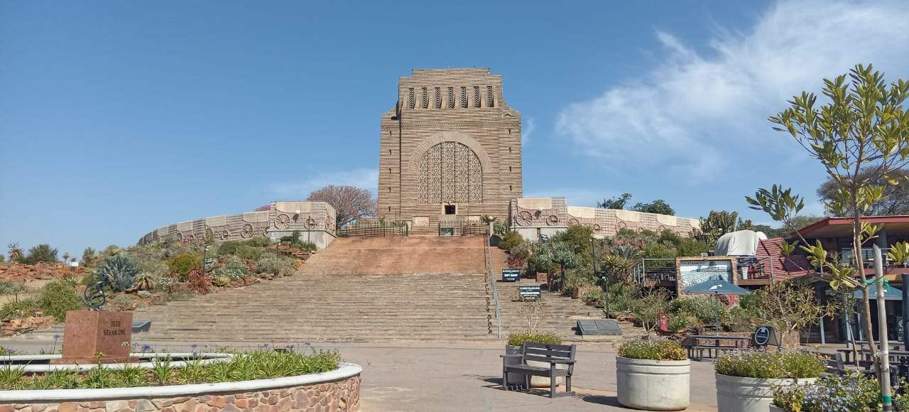 This is the Voortrekker Monument in Pretoria